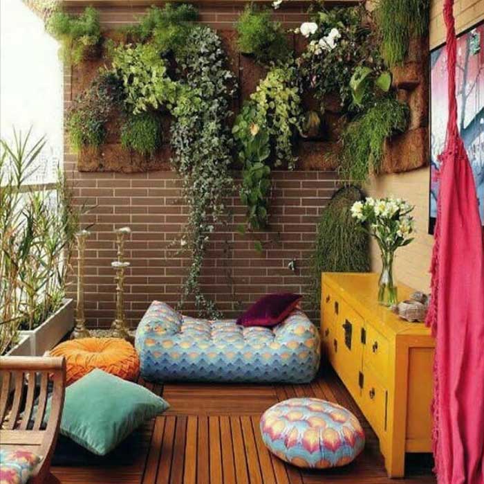 ایده طراحی بالکن آپارتمان