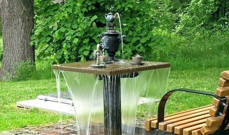 آبنما در محوطه سازی